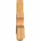 Ekena Millwork Davenport Rough Sawn Timber Gable Bracket, Western Red Cedar, 48"W x 22"H x 4"D x 4"F, 11/12 Pitch GBW048X22X0404DAV00RWR - alternate 2